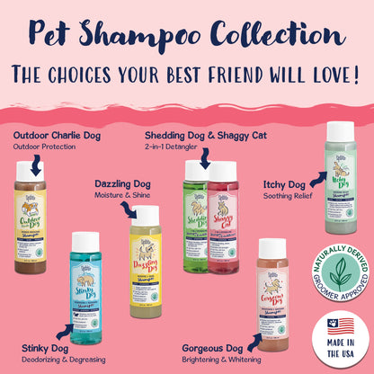Bobbi Panter® Signature Shaggy Cat Shampoo & Conditioner, Vitamin E, Jojoba Oil, and Aloe Vera, 13 oz Bottle (HOSBP00097)