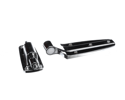 Imperial Brown 28 Jshape Hinge- 1248-Flush- Chrome (BRN28)