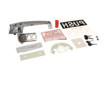 Imperial Brown 571 Handle, 1229C, Locking-4Â€ Chrome (BRN571)