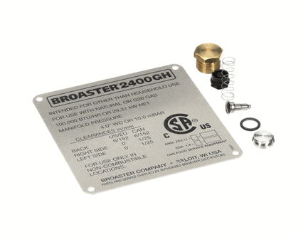 Broaster 17714 Kit- Conversion, 2400Gh To Ng (BRO17714)
