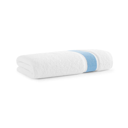 Aston & Arden Aegean Recycled Bath Sheet 35x70 Blue Striped (P-BS-RT-3570-BL)