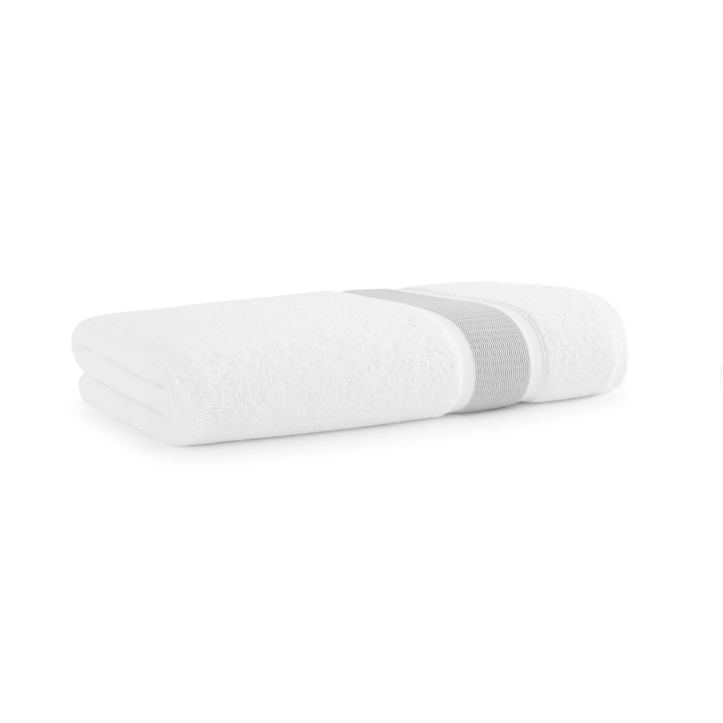 Aston & Arden Aegean Recycled Bath Sheet 35x70 Light Grey Striped (P-BS-RT-3570-LG)