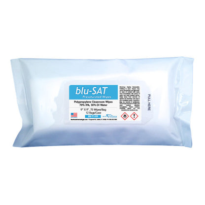 Blue Thunder Technologies Blu-Sat Wipes Poly Cell 70 IPA Size 7x7, 1 Tub (HOSBS-T1-77)