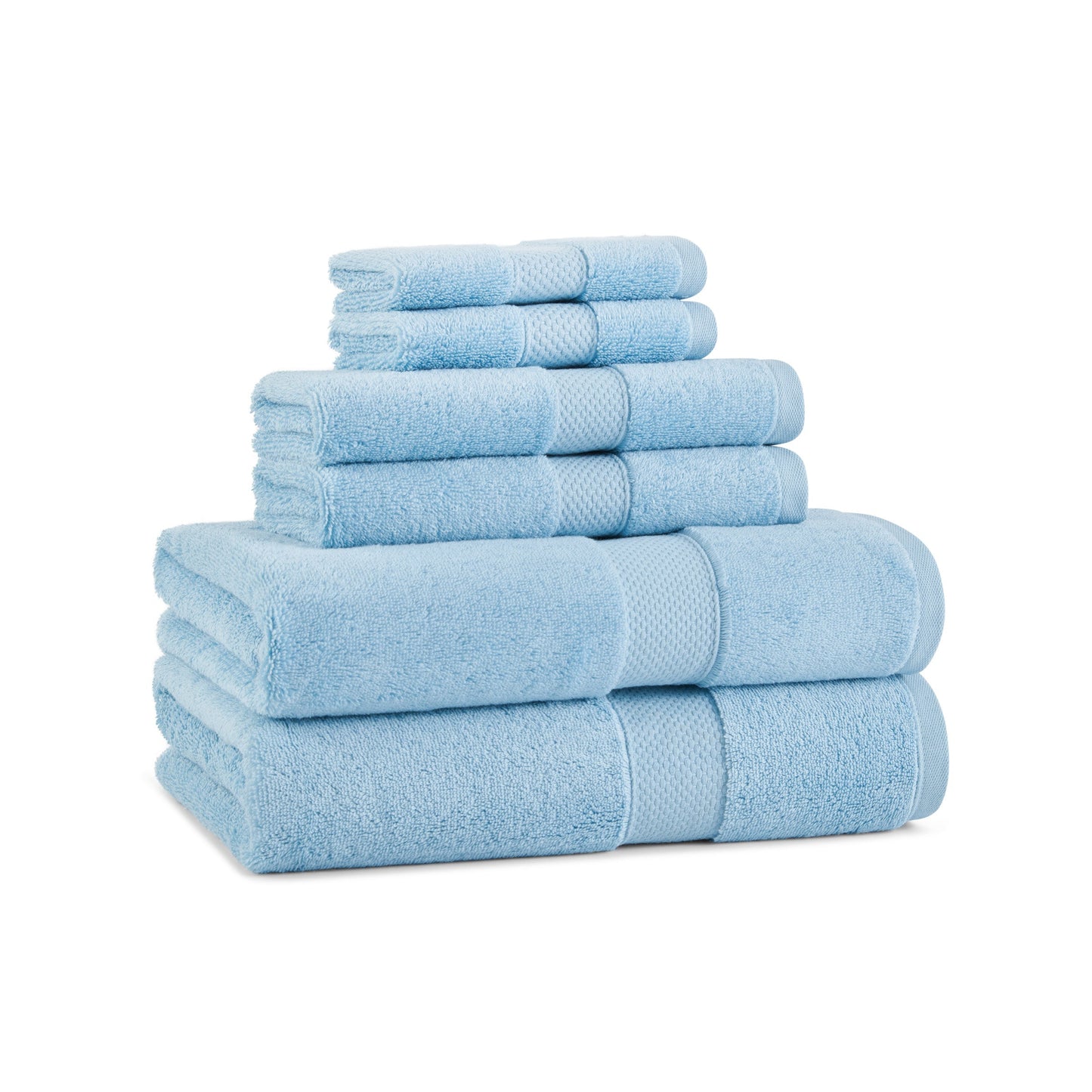 Aston & Arden Egyptian Cotton 6pc Towel Set Blue (P-EGYP-SET-BLU)