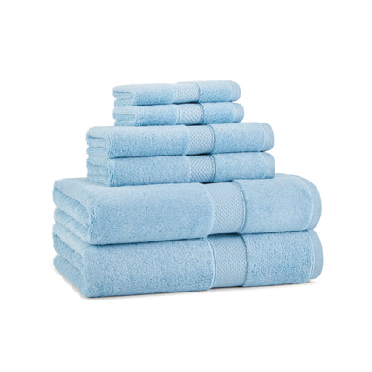 Aston & Arden Egyptian Cotton 6pc Towel Set Blue (P-EGYP-SET-BLU)