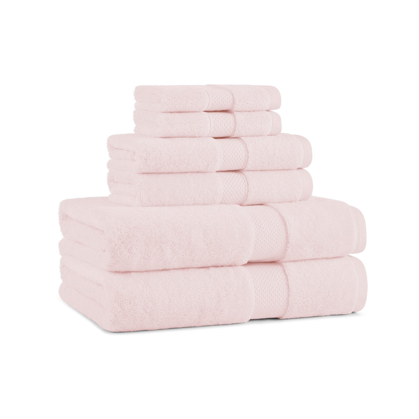 Arkwright Home® Aston & Arden Egyptian Cotton 6pc Towel Set Pink, 1 Set (P-EGYP-SET-PNK)