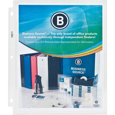 business-source-top-loading-sheet-protector-clear-bsn16511_2