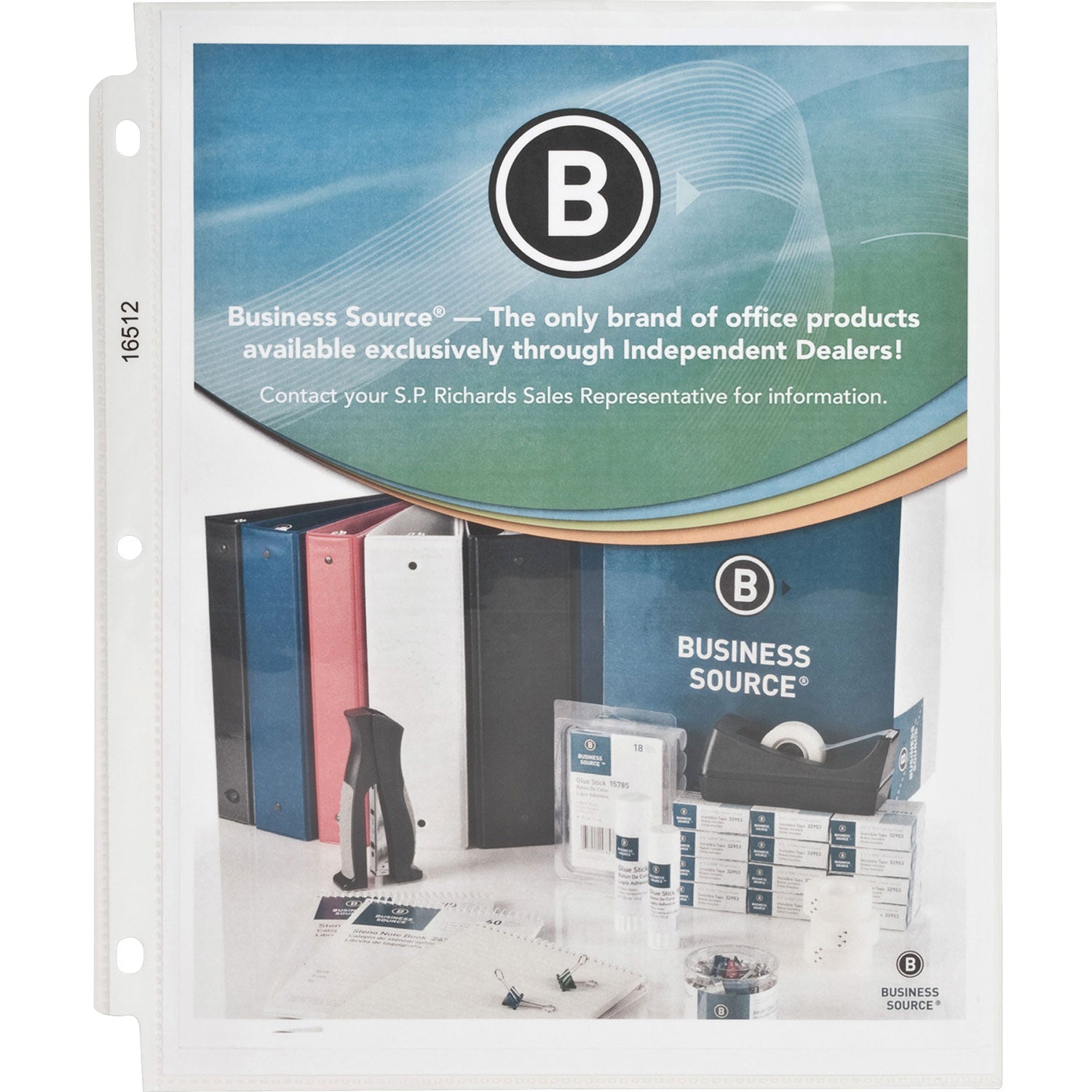 business-source-top-loading-sheet-protector-clear-bsn16512_2