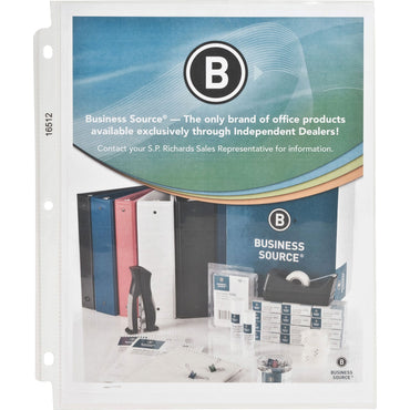 business-source-top-loading-sheet-protector-clear-bsn16512_2