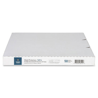 business-source-top-loading-sheet-protector-clear-bsn16514_3