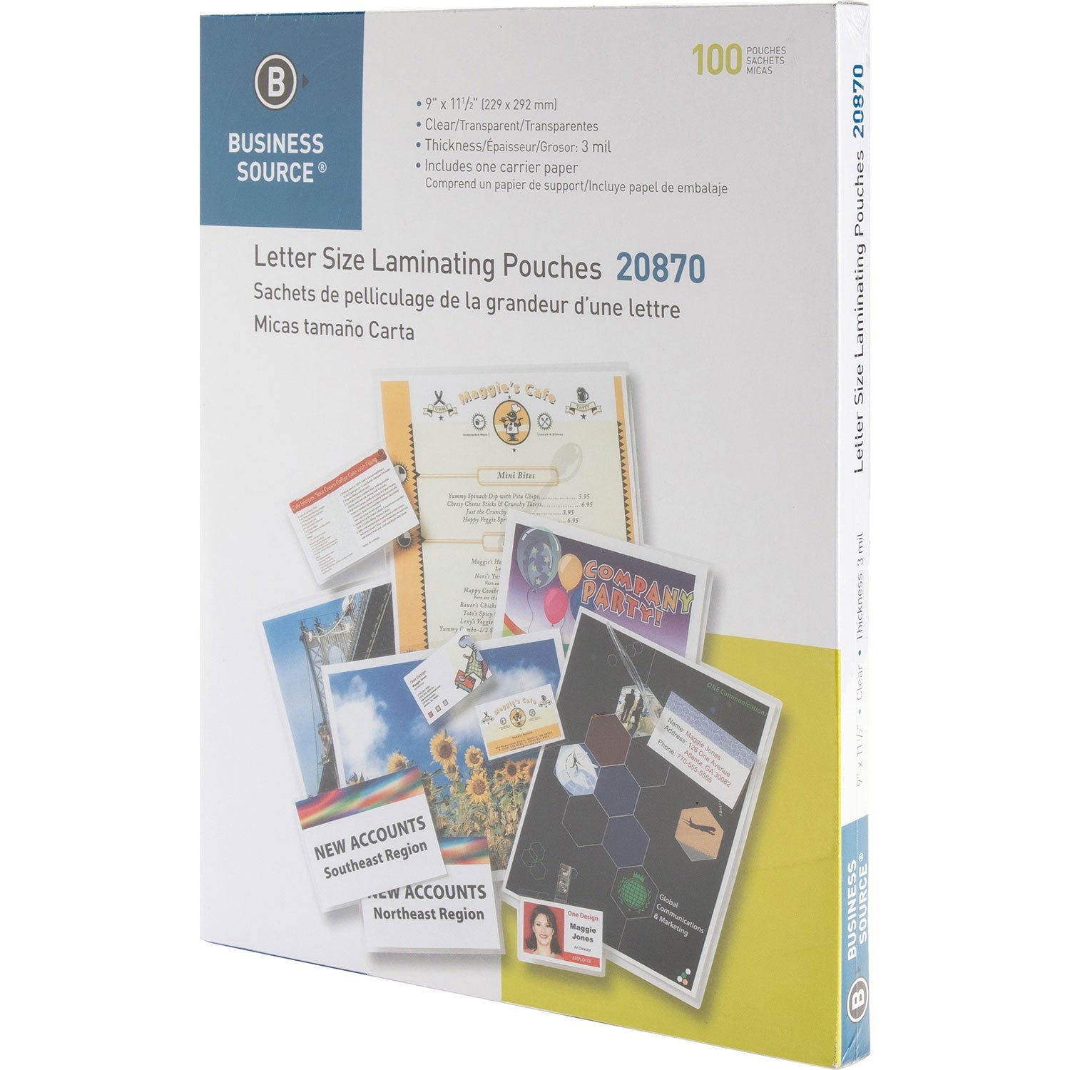 business-source-laminating-pouch-letter-3mil-9-x-11-1-2-100-bx-clear-bsn20870_3