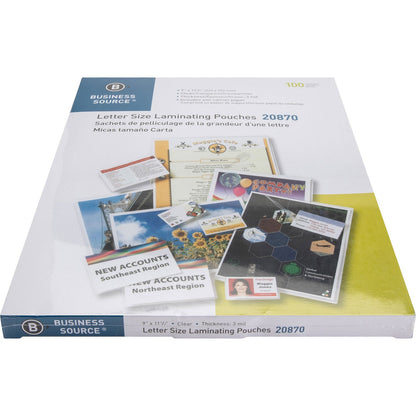 business-source-laminating-pouch-letter-3mil-9-x-11-1-2-100-bx-clear-bsn20870_6