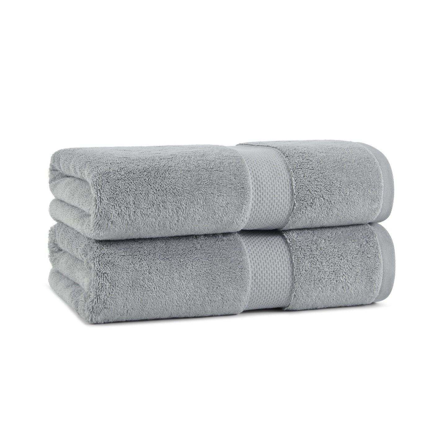 Aston & Arden Egyptian Cotton Bath Towel 30x54 Dark Grey (2/Pack) (P-EGYP-3054-DGY)