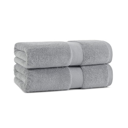 Aston & Arden Egyptian Cotton Bath Towel 30x54 Dark Grey (2/Pack) (P-EGYP-3054-DGY)