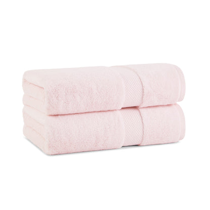 Aston & Arden Egyptian Cotton Bath Towel 30x54 Blush (Pink) (2/Pack) (P-EGYP-3054-PNK)