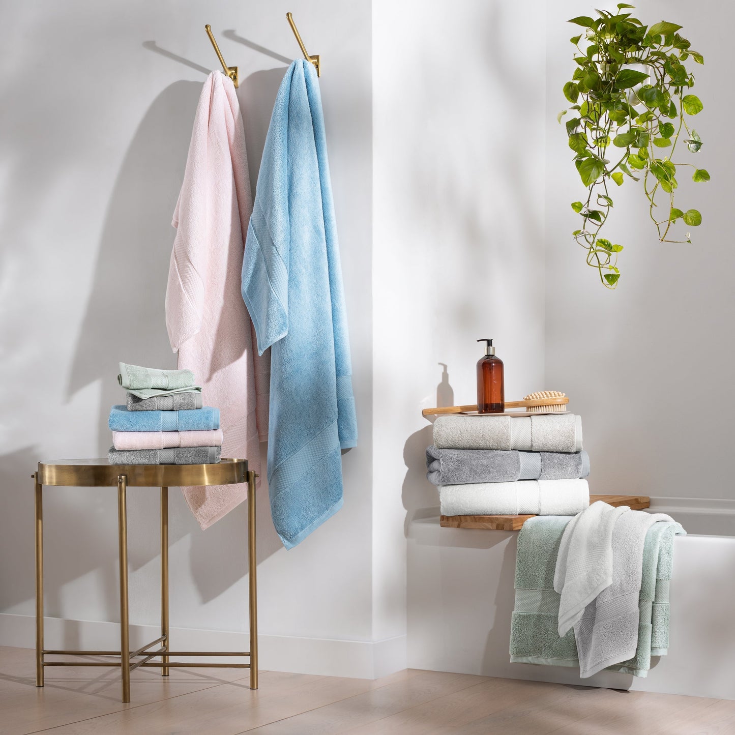 Arkwright Home® Aston & Arden Egyptian Cotton 6pc Towel Set Pink, 1 Set (P-EGYP-SET-PNK)
