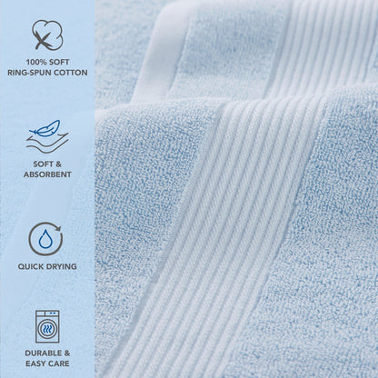 Arkwright Home® Host & Home Bath Towel 27x54 Blue, 24/Case (BT-HH2754-BL-CS)