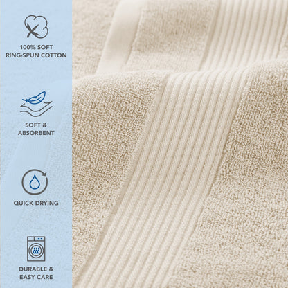 Arkwright Home® Host & Home Hand Towel 16x28 Ivory, Case of 60 (HHHT-1628-IV-CS)