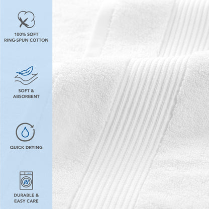 Arkwright Home® Host & Home Hand Towel 16x28 White, Case of 60 (HT-HH1628-WH-CS)