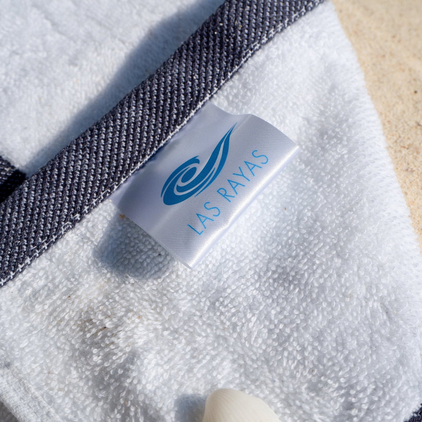 Hospeco® Las Rayas Beach Towel 30x60 Dark Grey, 4/Pack (HOSBT-HS3060-15DG)