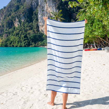 Hospeco® Las Rayas Beach Towel 30x60 Assorted, 24/Case (HOSBT-HS3060-15ASST-CS)