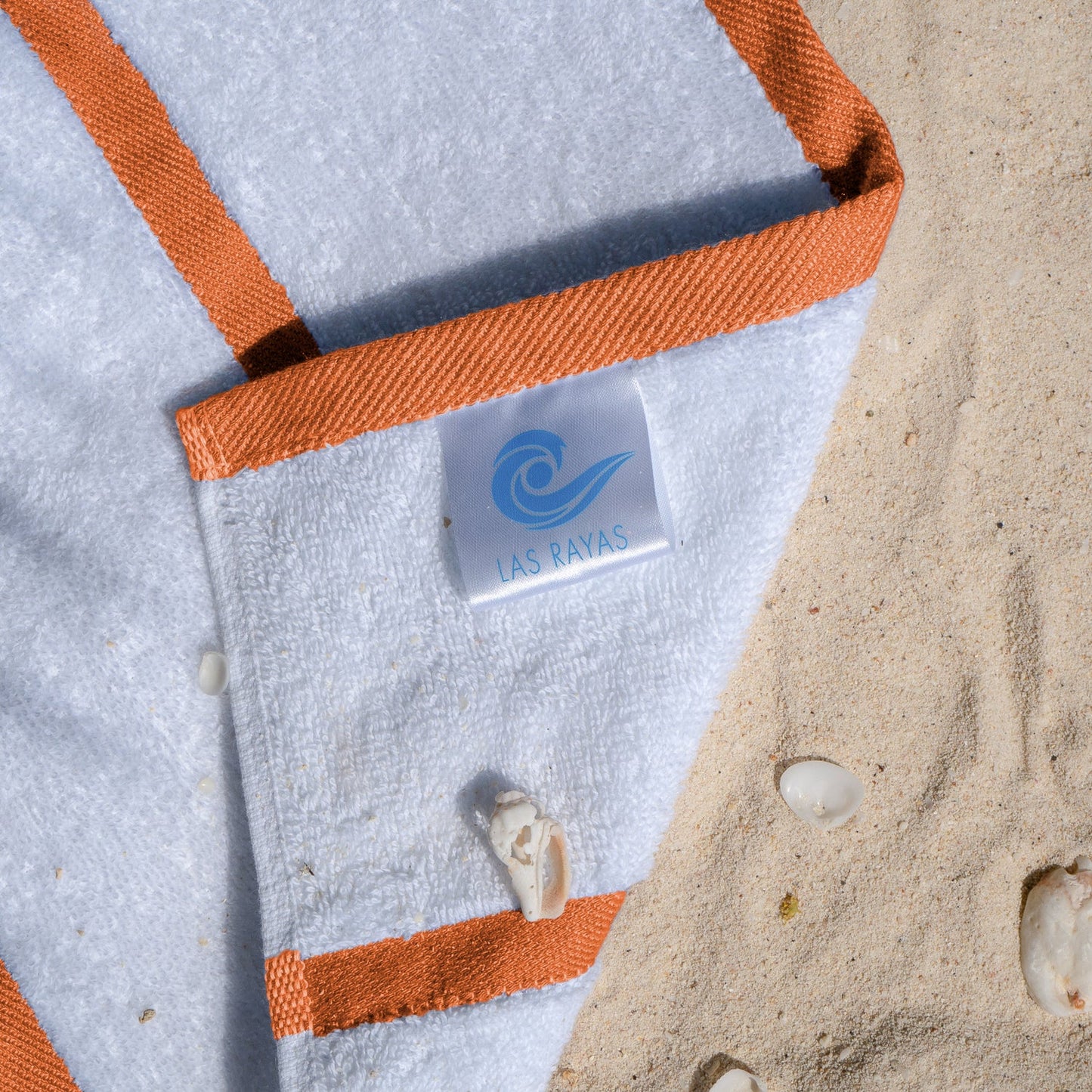 Hospeco® Las Rayas Beach Towel 30x60 Orange, 4/Pack (HOSBT-HS3060-15OR)