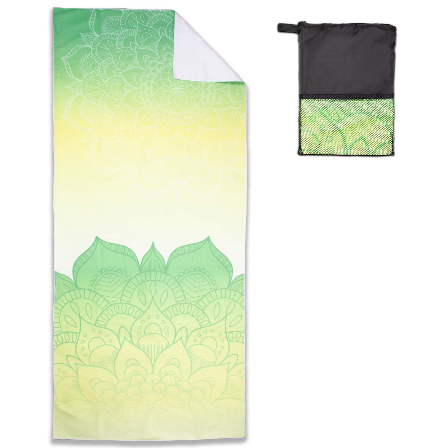 Arkwright Home Mandala Beach Towel 30x70 Green (PNP-BT-MAND3070-GR)
