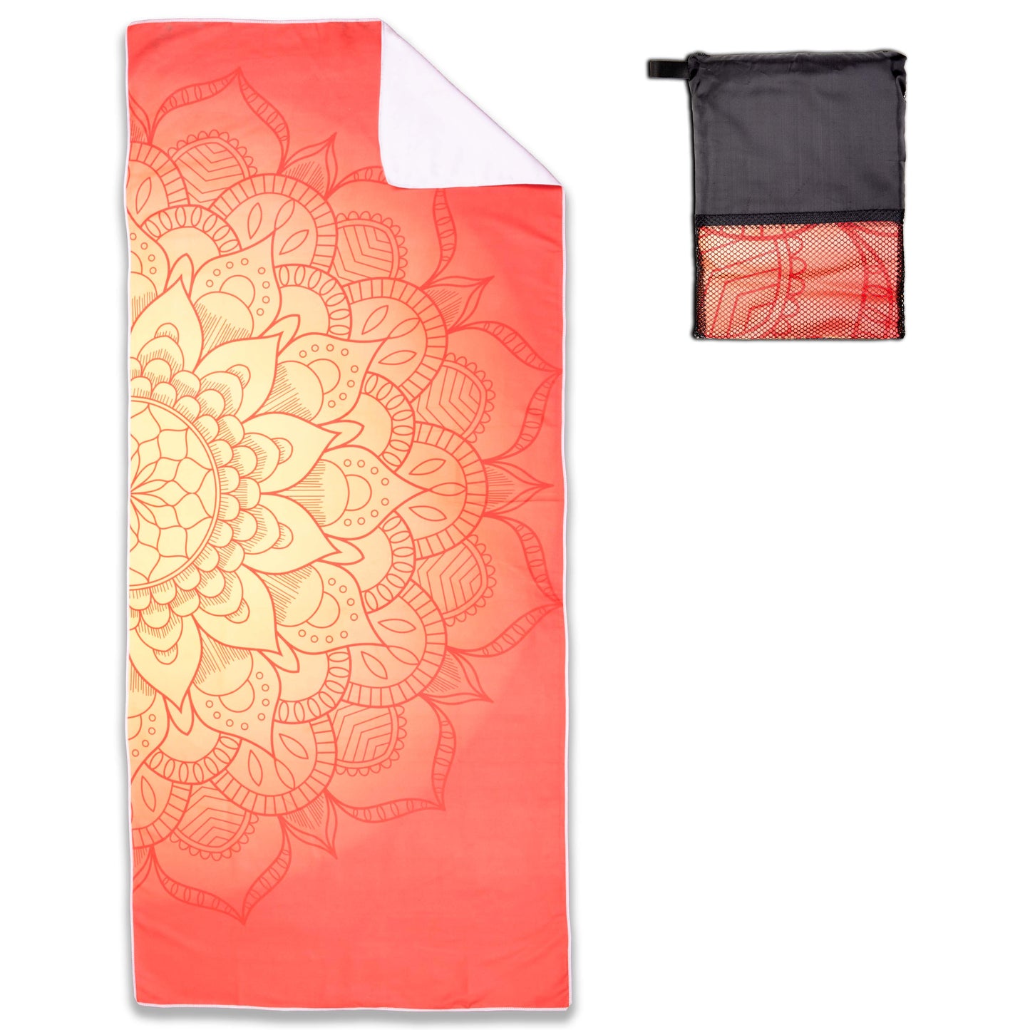 Arkwright Home Mandala Beach Towel 30x70 Orange (PNP-BT-MAND3070-OR)