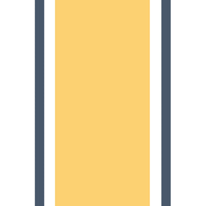 Arkwright Home® Aston & Arden Pinstriped Beach Towel 35x70 Yellow/Navy, Case of 8 (BT-PINSTR-25YN-CS)