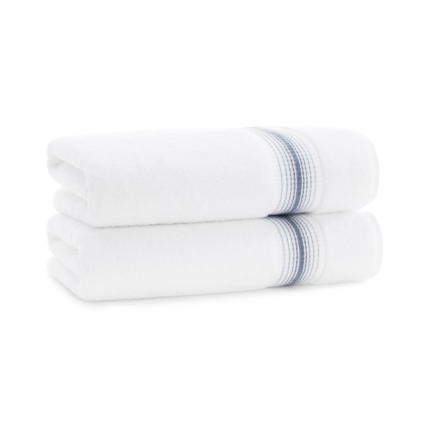 Aston & Arden Turkish Striped Bath Towel 30x60 Crystal (2/Pack) (PNP-BT-STT3060-18CYT)