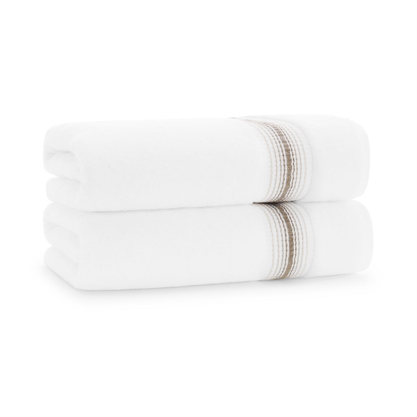 Aston & Arden Turkish Striped Bath Towel 30x60 Sand (2/Pack) (PNP-BT-STT3060-18SND)
