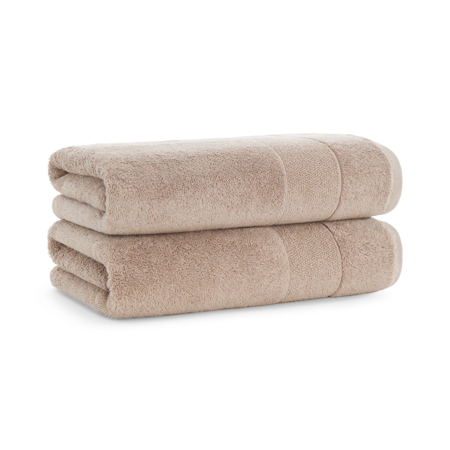 Aston & Arden Turkish Solid Bath Towel 30x60 Hummus (2/Pack) (PNP-BT-TS3060-18-HMS)