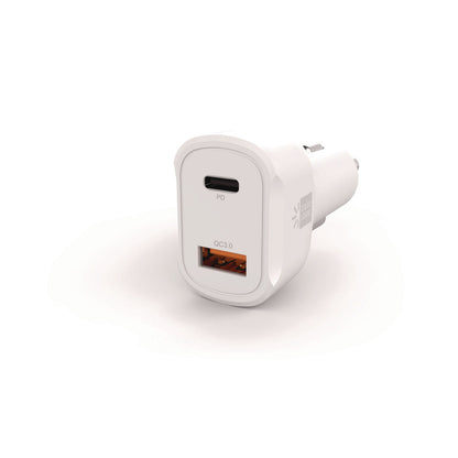 ByTech PD Car Charger, 60 W, Two 2 A Ports, White (BTHCLPDV6105WT)