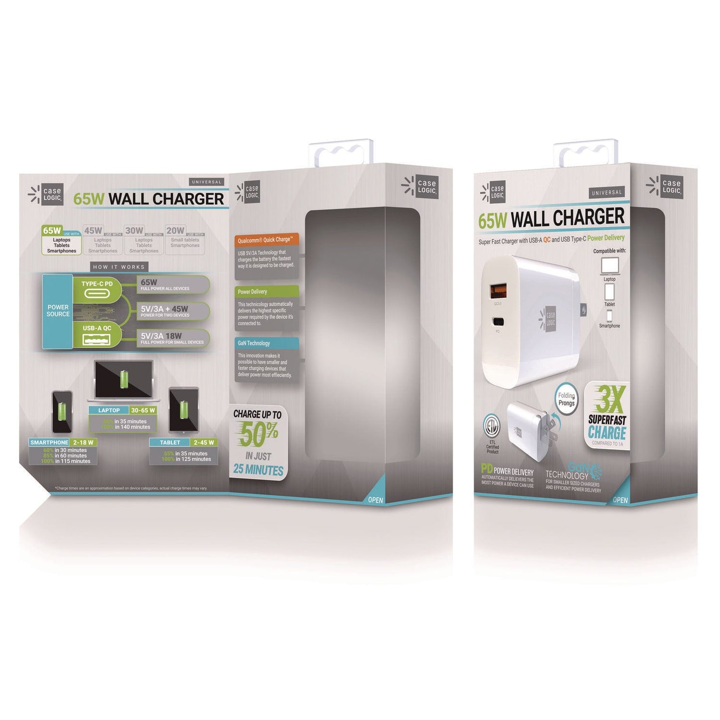 ByTech Wall Charger, 60 W, White (BTHCLPDW6105WT)