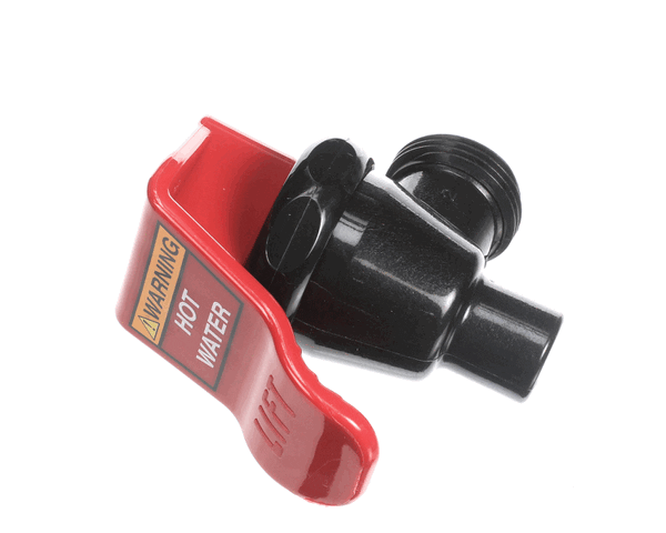 Bunn BU03260.1026 Faucet Assembly with Red Handle (BU03260.1026)