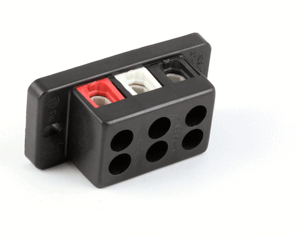 Bunn 07038.0000 Terminal Block,3 Pole-Red/Wht/Blk (BU07038-0000)