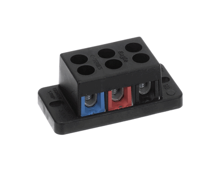 Bunn 07038.0002 Terminal Block,3 Pole Blk/Red/Blu (BU07038-0002)
