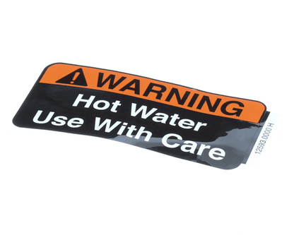 Bunn 12593.0000 Decal, Warning Hot Water (BU12593-0000)