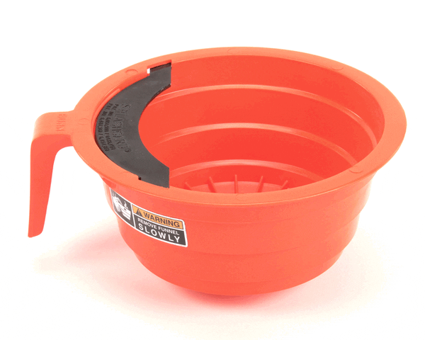 Bunn 20583.0006 Funnel W/Decals, Orange (BU20583-0006)