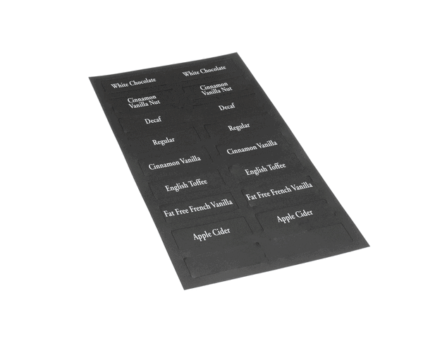Bunn 26537.0003 Decals(Var Flvrs Hc/Fmd 30F3 (BU26537-0003)