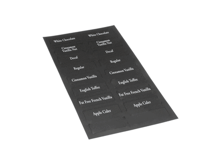 Bunn 26537.0003 Decals(Var Flvrs Hc/Fmd 30F3 (BU26537-0003)
