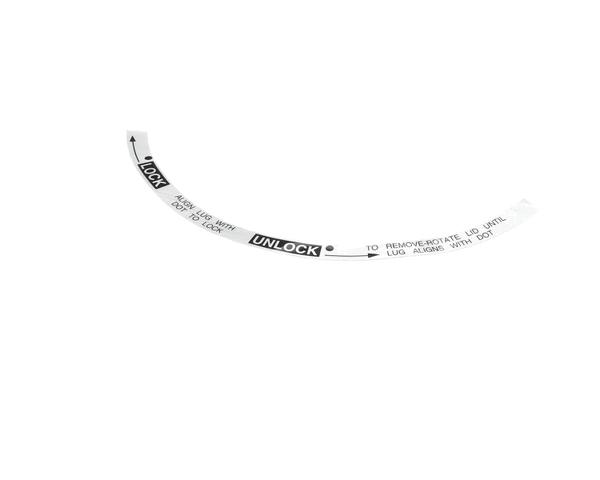 Bunn 26803.0000 Decal, Lock-Unlock (BU26803-0000)