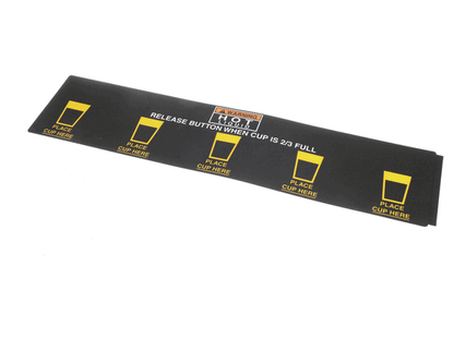 Bunn 28328.0009 Decal, Cup Placement Fmd-5 (BU28328-0009)