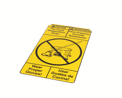 Bunn 32037.0000 Decal, Caution For Food Prep Only (BU32037-0000)