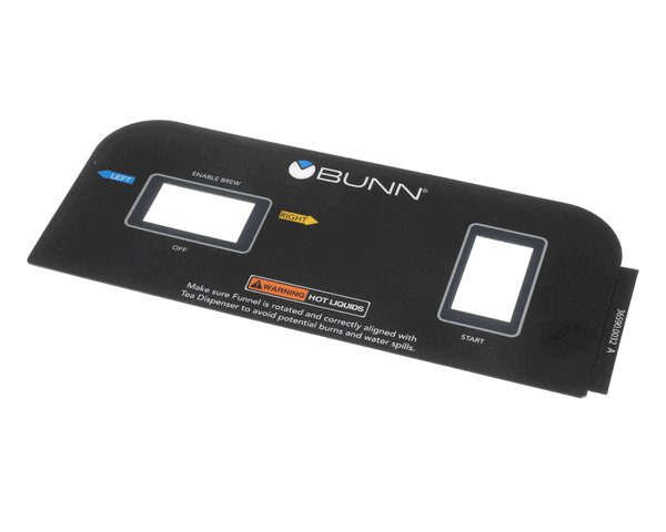 Bunn 36590.0032 Decal, Cont Pnl Dual Dilu (BU36590-0032)