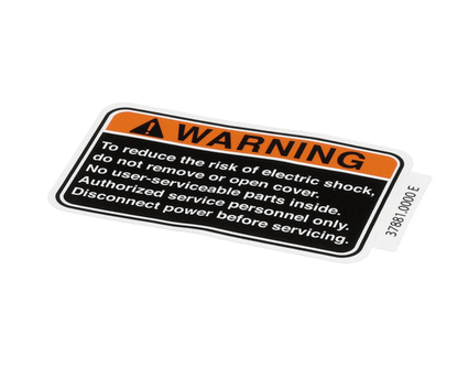 Bunn 37881.0000 Decal, Warning No Svce Parts (BU37881-0000)