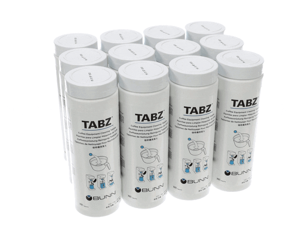 Bunn 39637.0004 Cleaner, Brewer Tabz 12/Case (BU39637-0004)