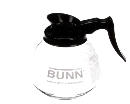 Bunn 42400.0101 Decanter,Glass-Blk 12Cup 1Pk (BU42400-0101)