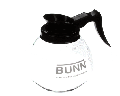 Bunn 42400.0103 Decanter,Glass-Blk 12C 3/Cs (BU42400-0103)