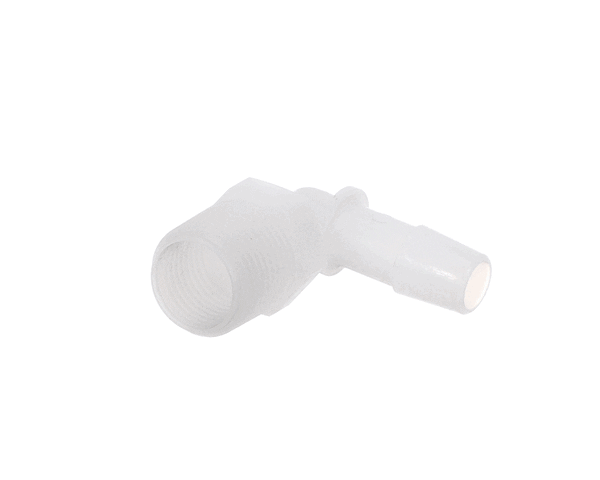 Bunn 48348.0000 Fitting, Elbow 3/8 Npt X 3/8 Barb-Kynar (BU48348-0000)